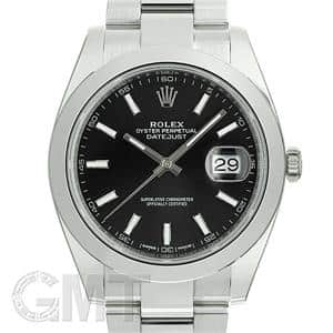 ROLEX ロレックス デイトジャスト 41 126300 ブラック オイスターブレス メイン