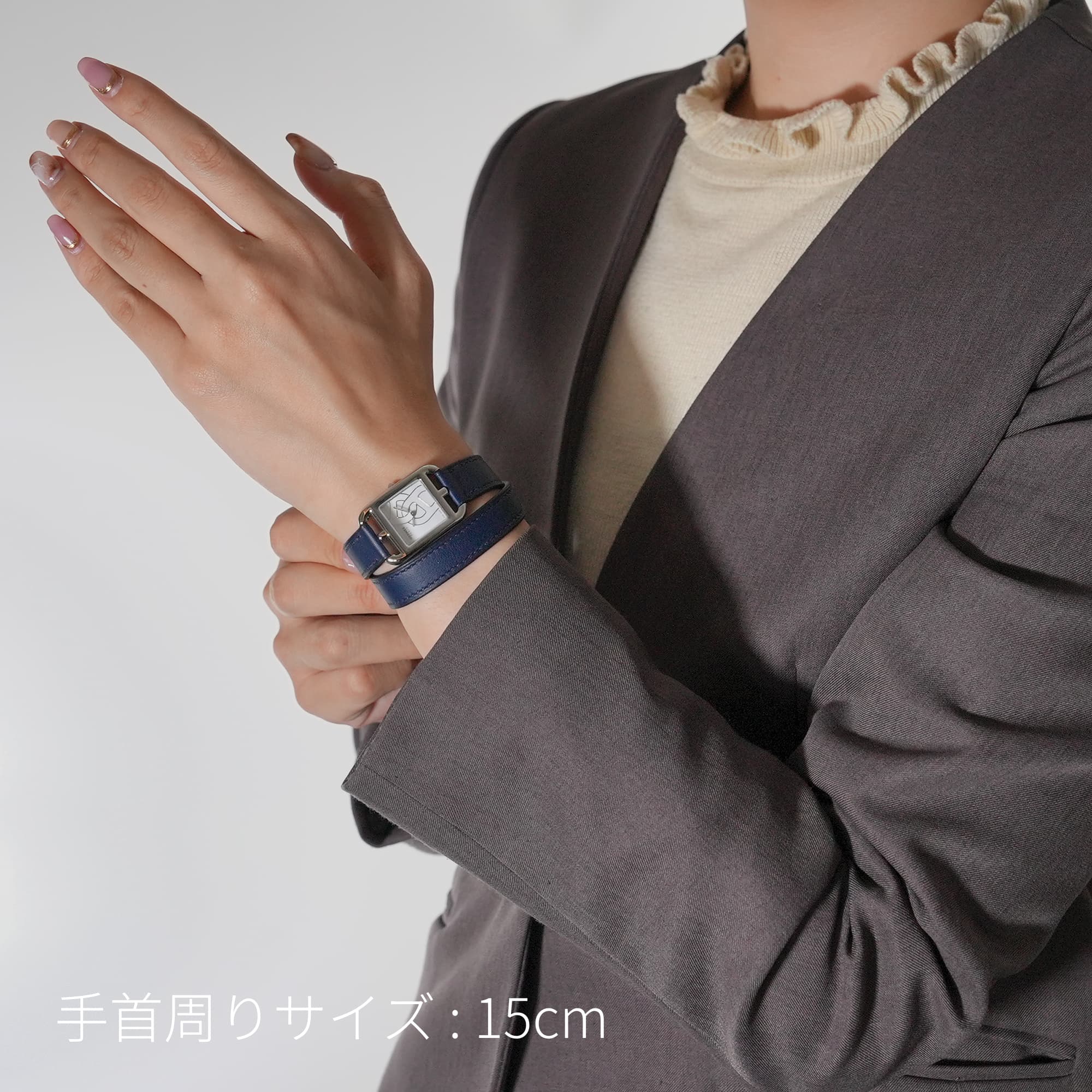 中古)HERMES エルメス ケープコッド PM 31mm ドゥブルトゥール CC1.310