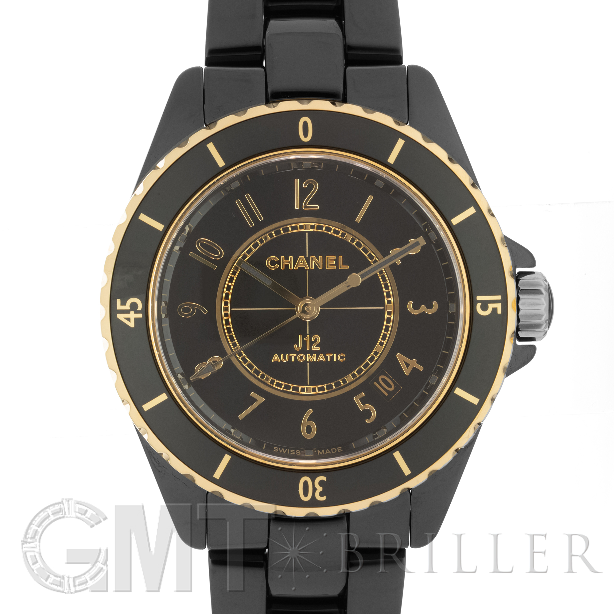 未使用)CHANEL シャネル J12 キャリバー 12.1 38mm ブラック H9541【未 