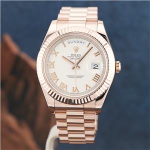 ROLEX ロレックス デイデイトII 218235 アイボリー ローマ メイン