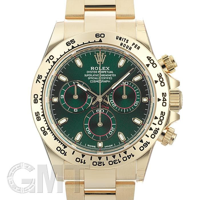 ROLEX 腕時計　グリーン 未使用)ROLEX ロレックス デイトナ 116508 グリーン（商品ID
