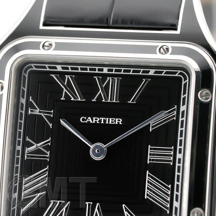 中古)CARTIER カルティエ サントス デュモン LM WSSA0046 ブラック