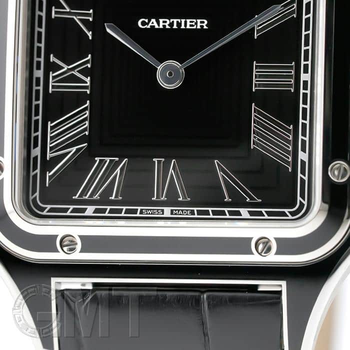 中古)CARTIER カルティエ サントス デュモン LM WSSA0046 ブラック