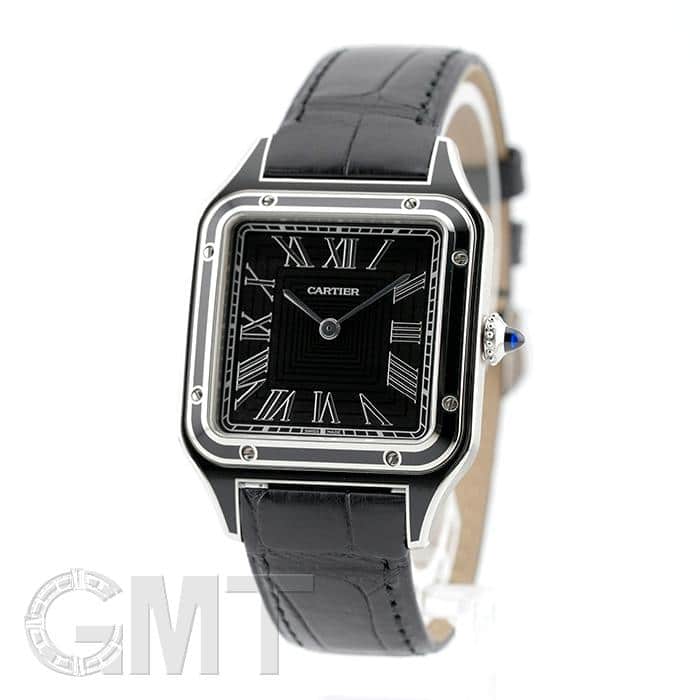 中古)CARTIER カルティエ サントス デュモン LM WSSA0046 ブラック
