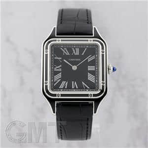 中古)CARTIER カルティエ サントス デュモン LM WSSA0046 ブラック