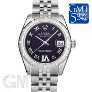 ROLEX ロレックス デイトジャスト 178344 パープル VIダイヤ ローマ ジュビリーブレス メイン
