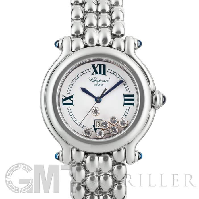 ショパール腕時計 中古)CHOPARD ショパール ハッピースポーツ 27/8236-23 ホワイト（商品