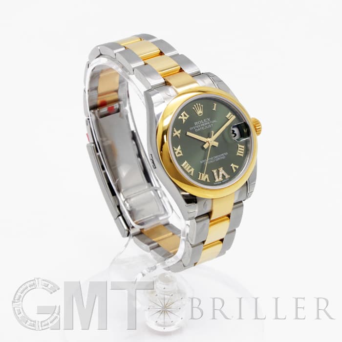 新品)ROLEX ロレックス デイトジャスト 178243 グリーンローマ VI