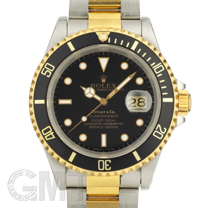 中古)ROLEX ロレックス サブマリーナー 16613 Tiffanyダイヤル（商品ID