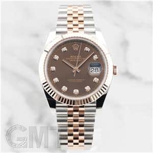 ROLEX ロレックス デイトジャスト 41 126331G チョコレート 10Pダイヤ ジュビリーブレス メイン