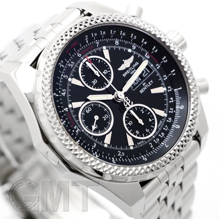 BREITLING ベントレーGT自動巻き腕時計 中古)BREITLING ブライトリング ベントレー GT ブラック FOR JAPAN