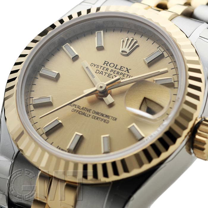 ロレックス デイトジャスト 179173 純正コマ　SS×YG 美品 楽天市場】【中古】ロレックス デイトジャスト 179173 Z番 ルーレット