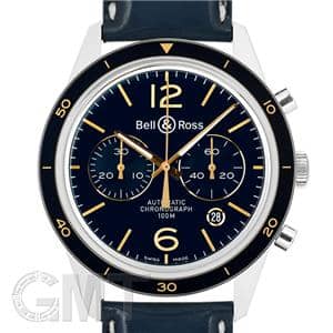 BELL & ROSS ベル&ロス ヴィンテージ BR126 アエロナバル カーフストラップ BRV126-BLU-ST/SCA メイン