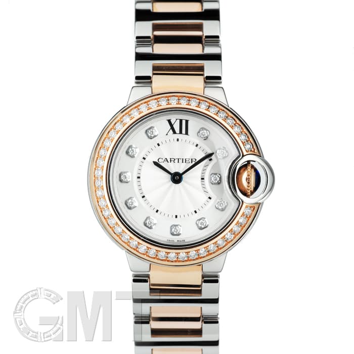 新品)CARTIER カルティエ バロンブルー 28mm W3BB0009（商品ID