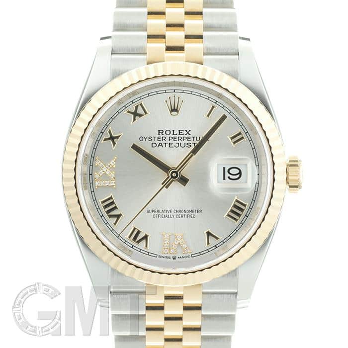 極美品✨ ROLEX ロレックス　デイトジャスト 4コマ　ゴールド　シルバー 新品)ROLEX ロレックス デイトジャスト 41 126333 シルバー ジュビリー