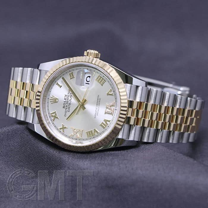 中古)ROLEX ロレックス デイトジャスト 126233 シルバーローマ 69