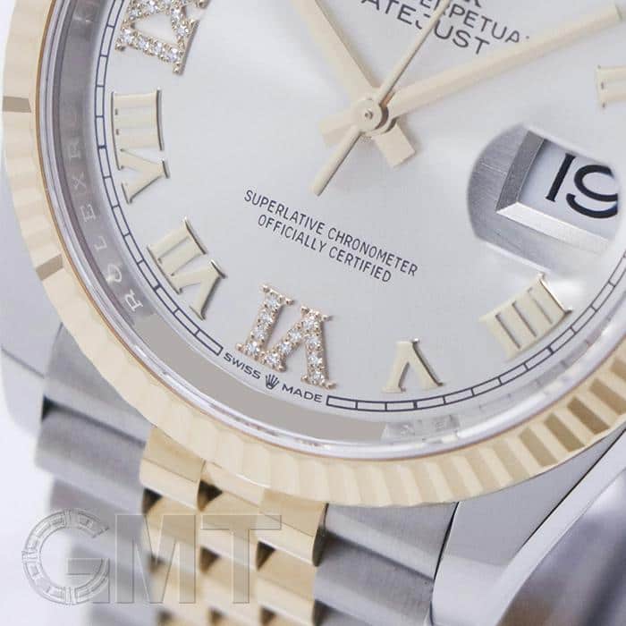 中古)ROLEX ロレックス デイトジャスト 126233 シルバーローマ 69