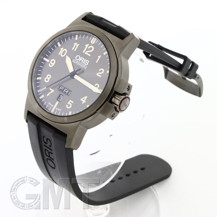 新品)ORIS オリス BC3 アドバンスド デイデイト グレー ラバー 735