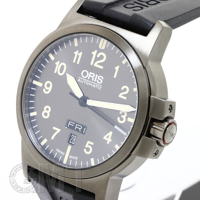 新品)ORIS オリス BC3 アドバンスド デイデイト グレー ラバー 735