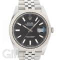 ROLEX ロレックス デイトジャスト 41 126334 ブラック ジュビリーブレスレット