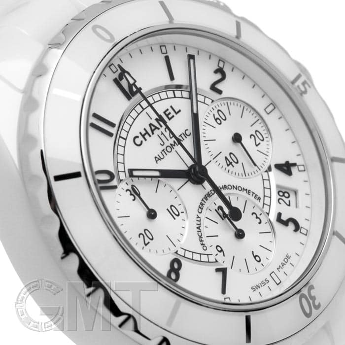 中古)CHANEL シャネル J12 H1007 クロノグラフ メンズ 41mm