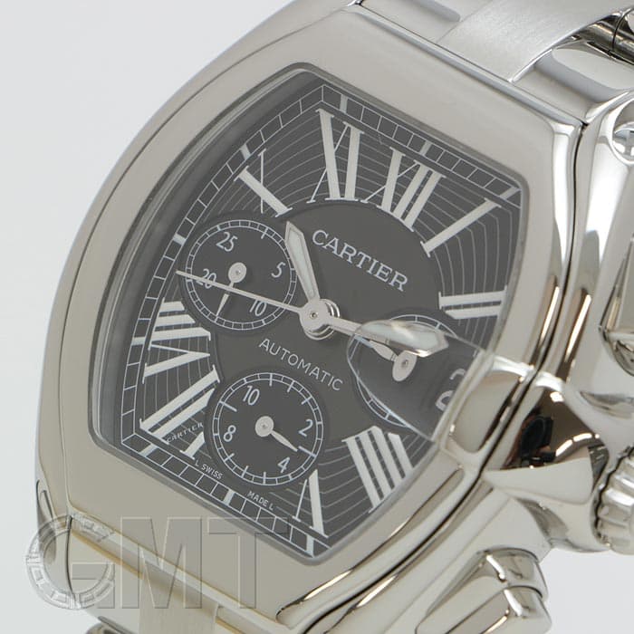 中古)CARTIER カルティエ ロードスター クロノグラフ XL W62020X6