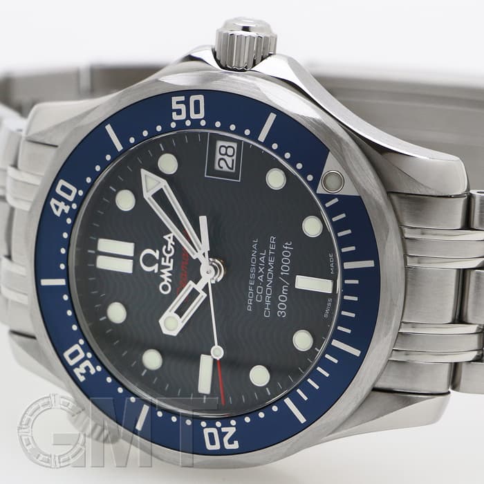 中古)OMEGA オメガ シーマスター 300M クロノメーター 2222.80 ブルー