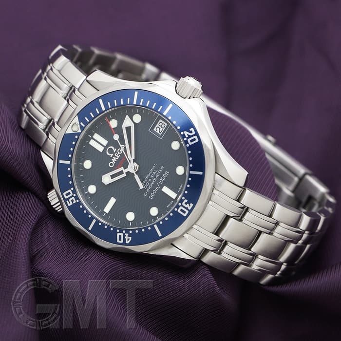 中古)OMEGA オメガ シーマスター 300M クロノメーター 2222.80 ブルー