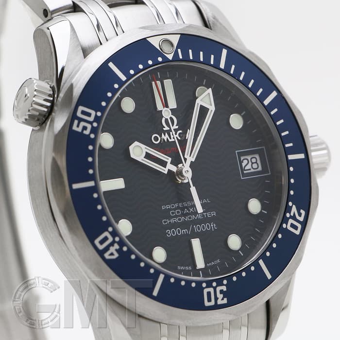 中古)OMEGA オメガ シーマスター 300M クロノメーター 2222.80 ブルー