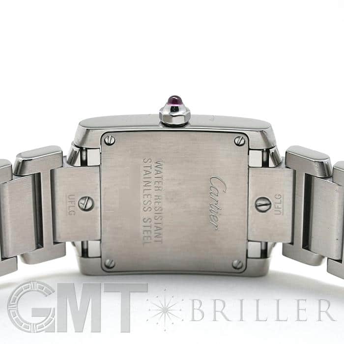 カルティエ タンクフランセーズSM W51028Q3 SS クォーツ Cartier - カルティエ タンクフランセーズSM W51028Q3 SS クォーツの