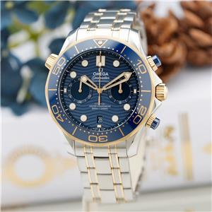 OMEGA オメガ シーマスター ダイバー300M クロノグラフ 44MM ブルー 210.20.44.51.03.001 メイン