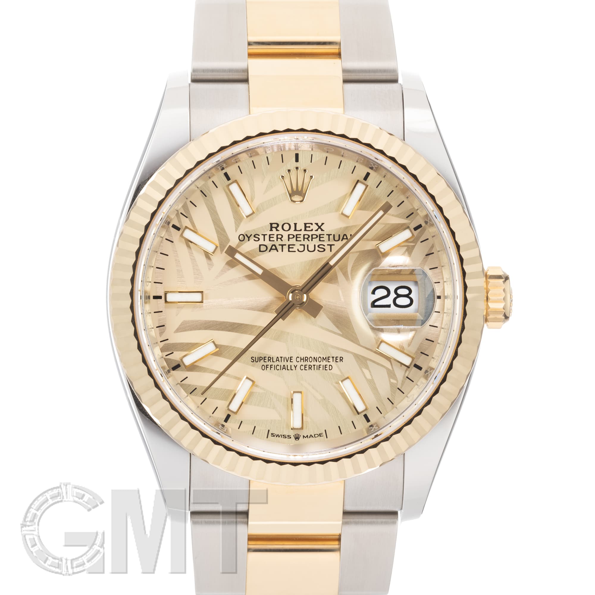 新品)ROLEX ロレックス デイトジャスト 36 126233 ゴールデンパーム