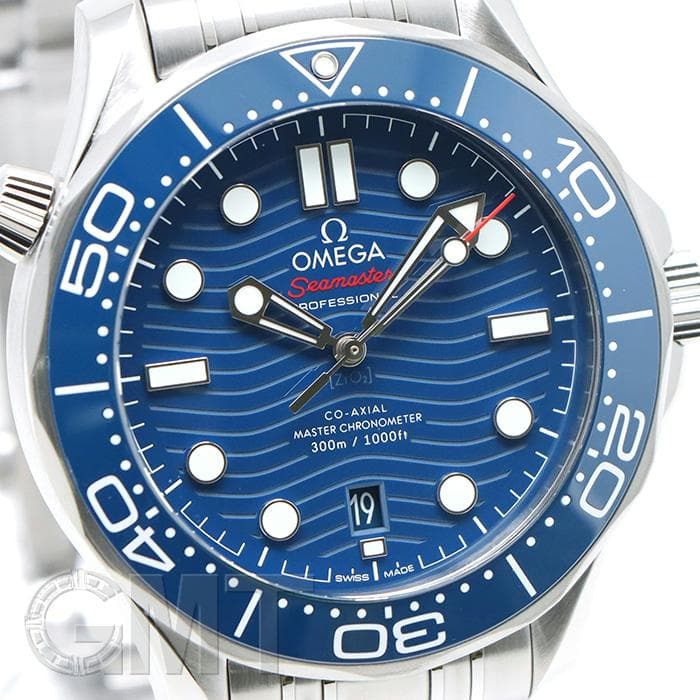 中古)OMEGA オメガ シーマスター ダイバー300M ブルー 210.30.42.20