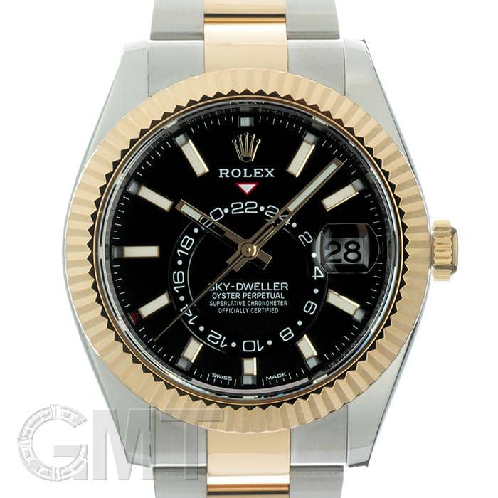 中古)ROLEX ロレックス スカイドゥエラー 326933 ブラック（商品ID