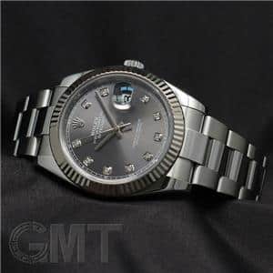 ROLEX ロレックス デイトジャスト 41 126334G スレート 10Pダイヤ メイン