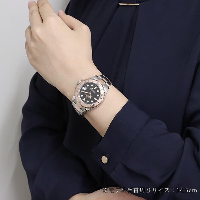 れんか様 ロレックス ヨットマスター 116621 SS×PG AT チョコレート文字盤