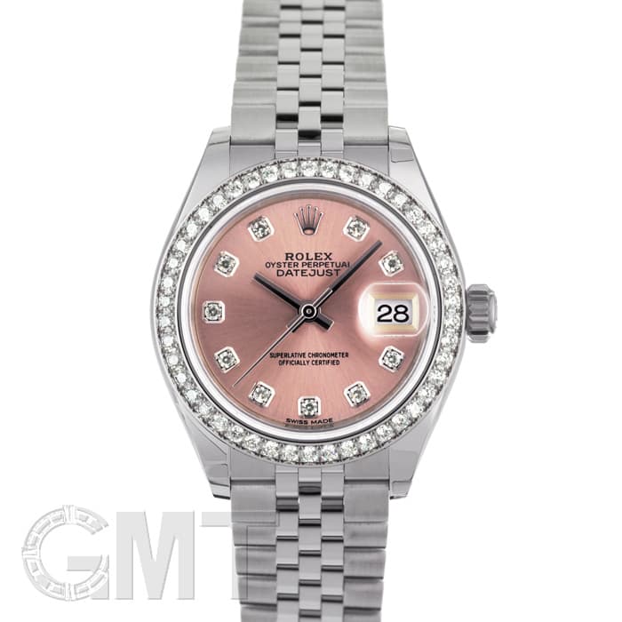 ロレックス レディース デイトジャスト 4コマ ジュビリーブレ Z K18/SS 新品)ROLEX ロレックス デイトジャスト 28 279384RBR ピンク