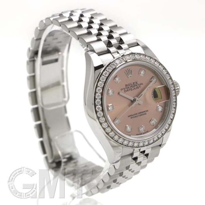 ロレックス レディース デイトジャスト 4コマ ジュビリーブレ Z K18/SS 新品)ROLEX ロレックス デイトジャスト 28 279384RBR ピンク