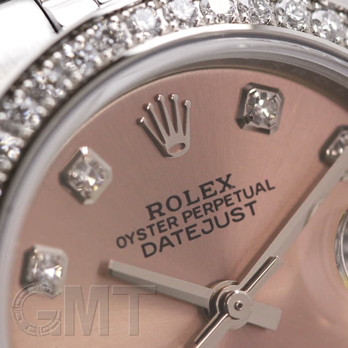 中古 ロレックス ROLEX 279384RBR ランダムシリアル ピンク レディース 腕時計 新品)ROLEX ロレックス デイトジャスト 28 279384RBR ピンク