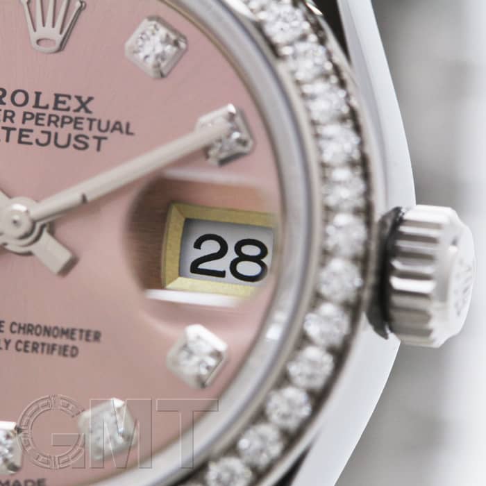 中古 ロレックス ROLEX 279384RBR ランダムシリアル ピンク レディース 腕時計 ROLEX - 中古 ロレックス ROLEX 279139RBR ランダムシリアル ピンク