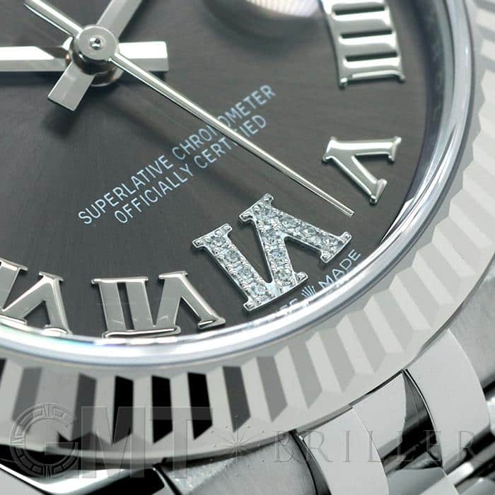 グレーの3輪スケーター 新品)ROLEX ロレックス デイトジャスト 278274 ダークグレー VI