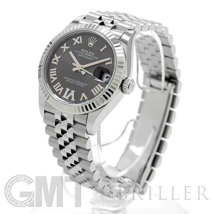 グレーの3輪スケーター 新品)ROLEX ロレックス デイトジャスト 278274 ダークグレー VI