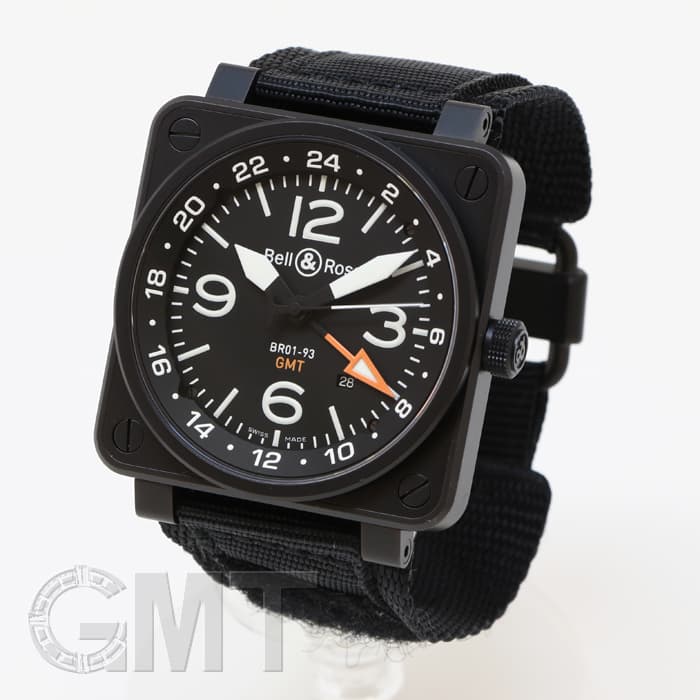 ロス様① 中古)BELL & ROSS ベル&ロス BR 01-93 GMT（商品ID：3717000734176