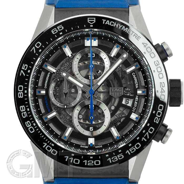 中古)TAG HEUER タグ・ホイヤー カレラ キャリバー ホイヤー01 ブルー