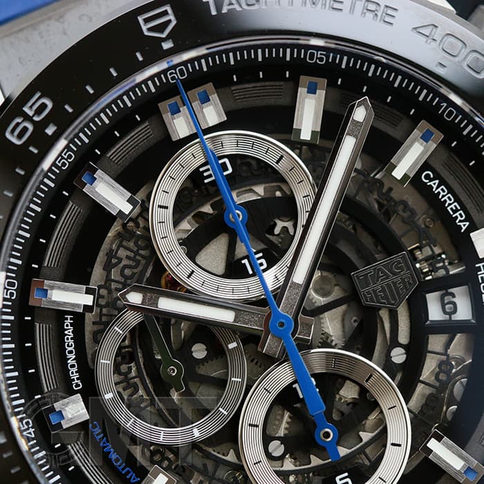中古)TAG HEUER タグ・ホイヤー カレラ キャリバー ホイヤー01 ブルー