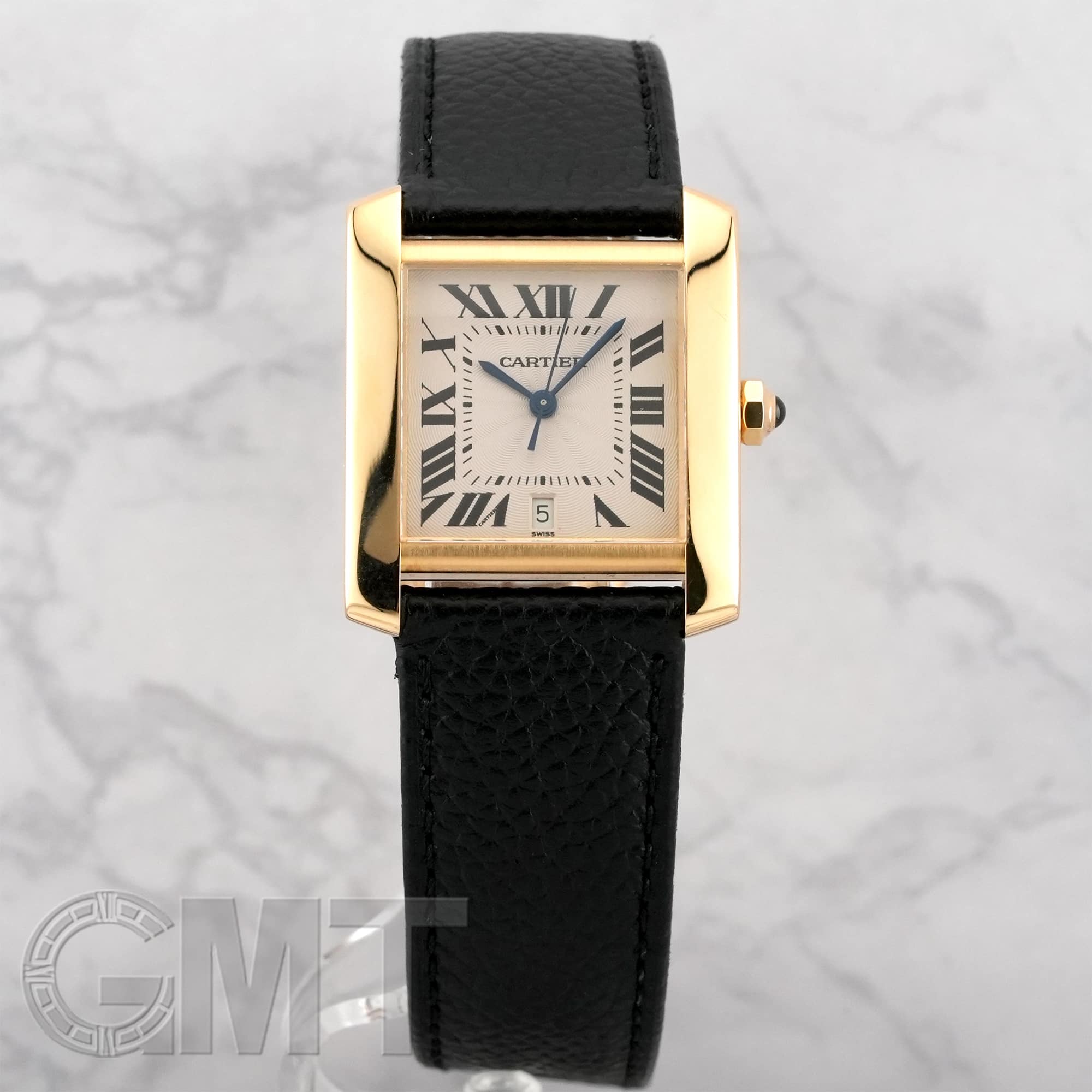カルティエタンクフランセーズLM 中古)CARTIER カルティエ タンク フランセーズ LM ラージモデル