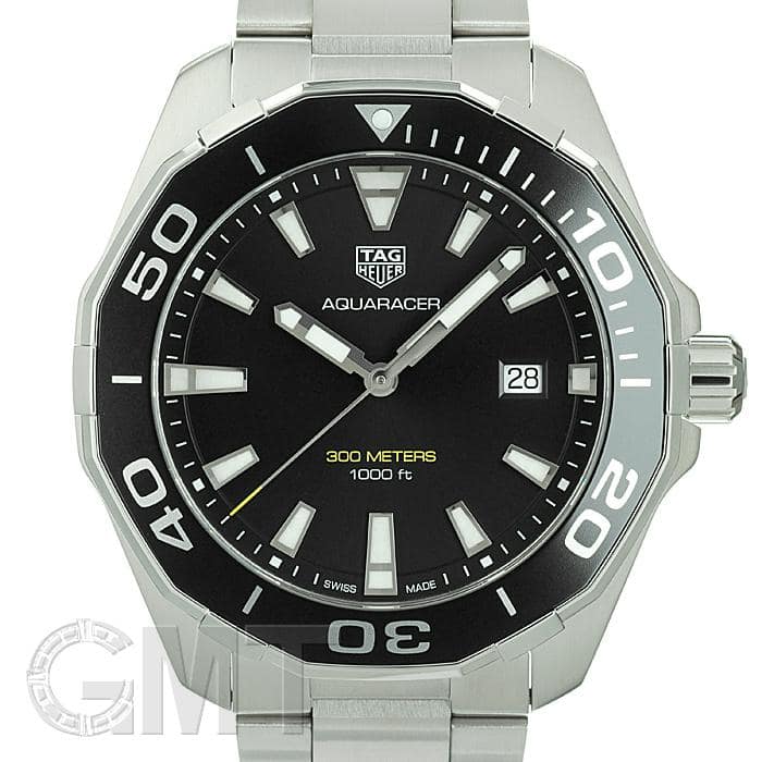 【新品未使用】タグホイヤー TAG heuer アクアレーサー WAY101A 新品)TAG HEUER タグ・ホイヤー アクアレーサー 300m ブラック WAY101A