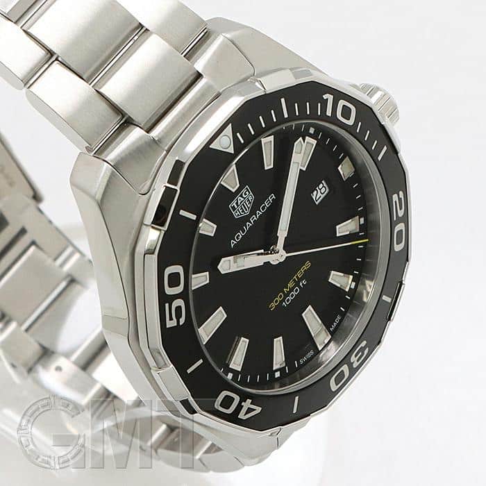 新品)TAG HEUER タグ・ホイヤー アクアレーサー 300m ブラック WAY101A