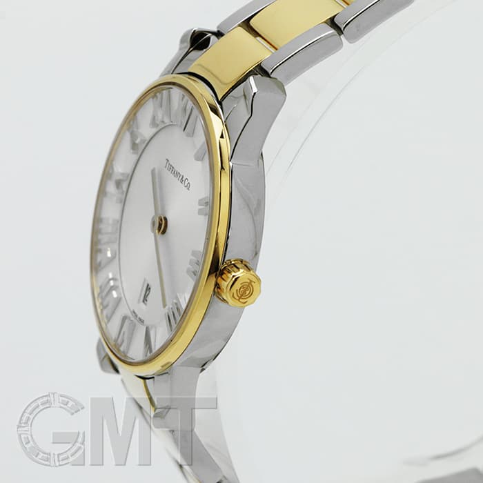 電池交換済 TIFFANY&amp;Co. ティファニー アトラス ドーム Z1830.11.10A21A00A デイト 50m防水 白 ホワイト SS ステンレス レディース クォーツ 【6ヶ月保証】【腕時計】【中古】 新品)TIFFANY & Co. ティファニー アトラス ドーム Z1830.68.10A21A00A