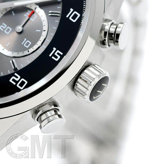 中古 タグ ホイヤー TAG HEUER CAR2B10.BA0799 グレー /ブラック メンズ 腕時計 中古)TAG HEUER タグ・ホイヤー カレラ Cal.36フライバックBK CAR2B10